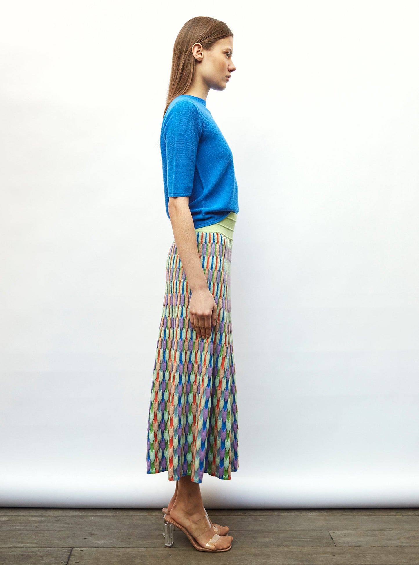 top fin maille manches coudes