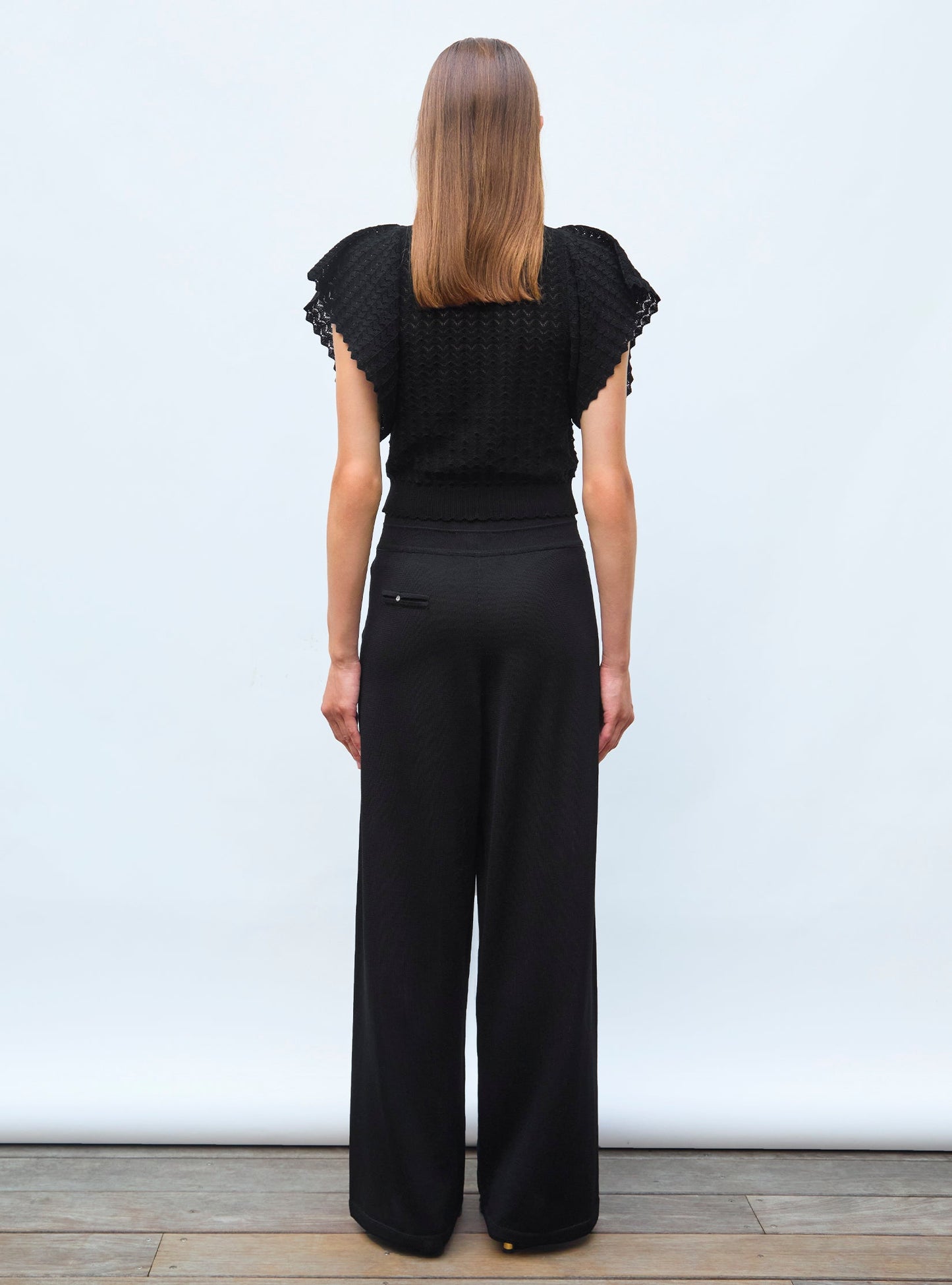 pantalon fluide maille légère