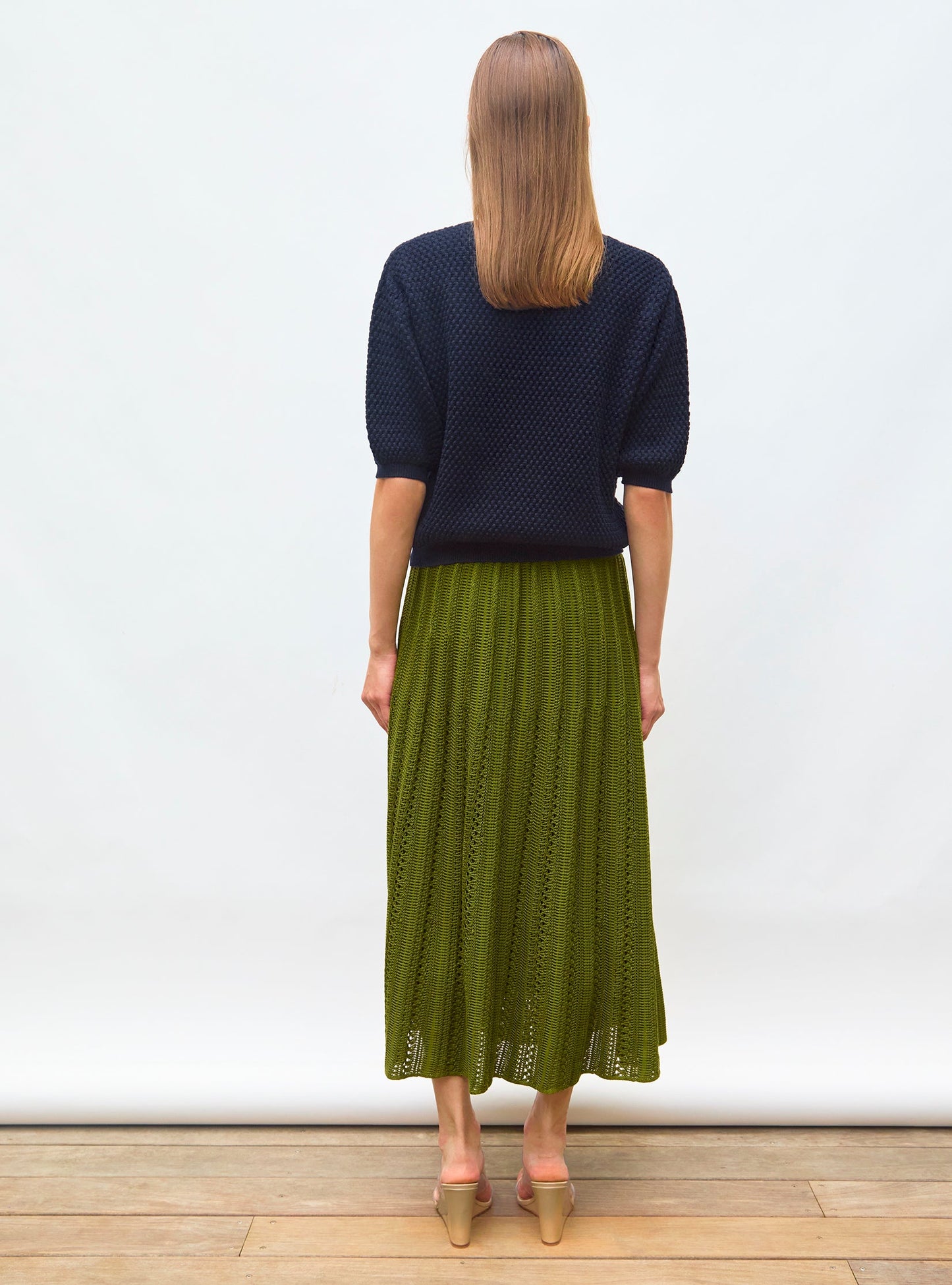 cardigan v maille cloquée