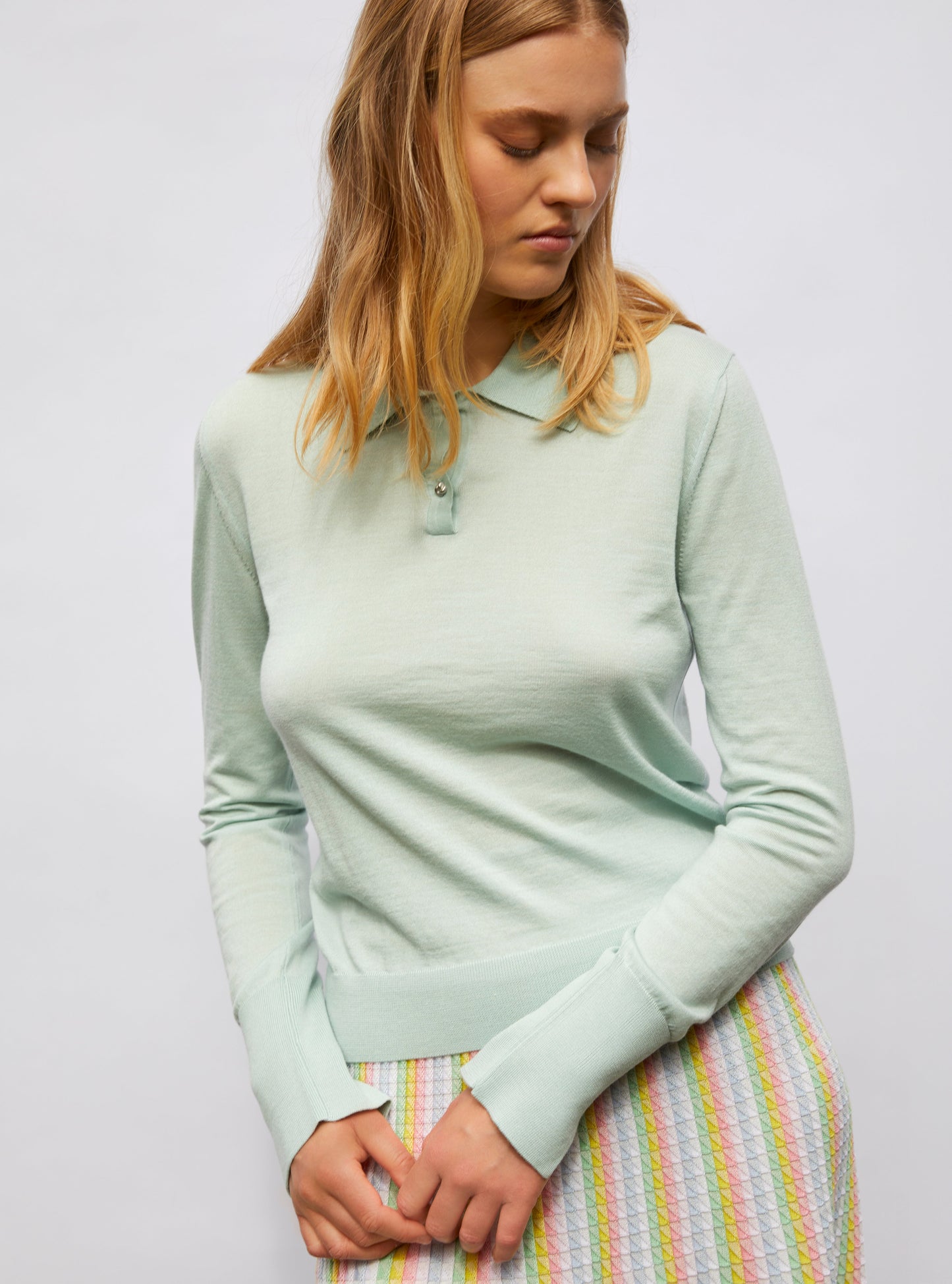 polo fin en jersey soyeux