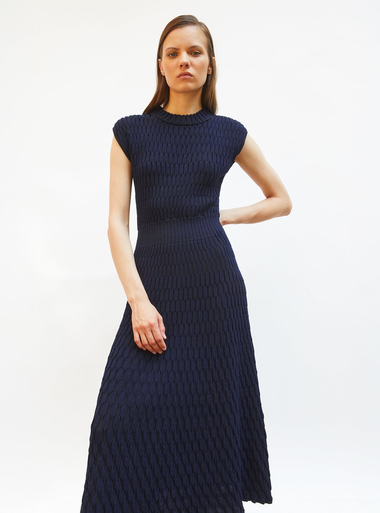 robe longue maille zellige