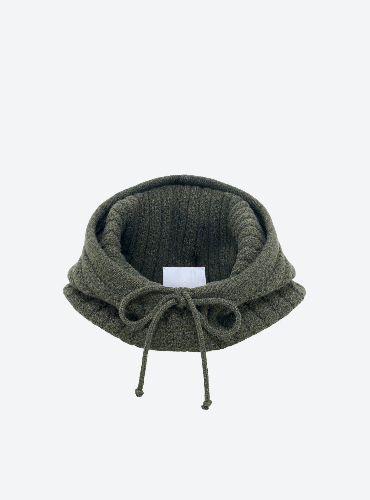 cagoule en maille torsadée