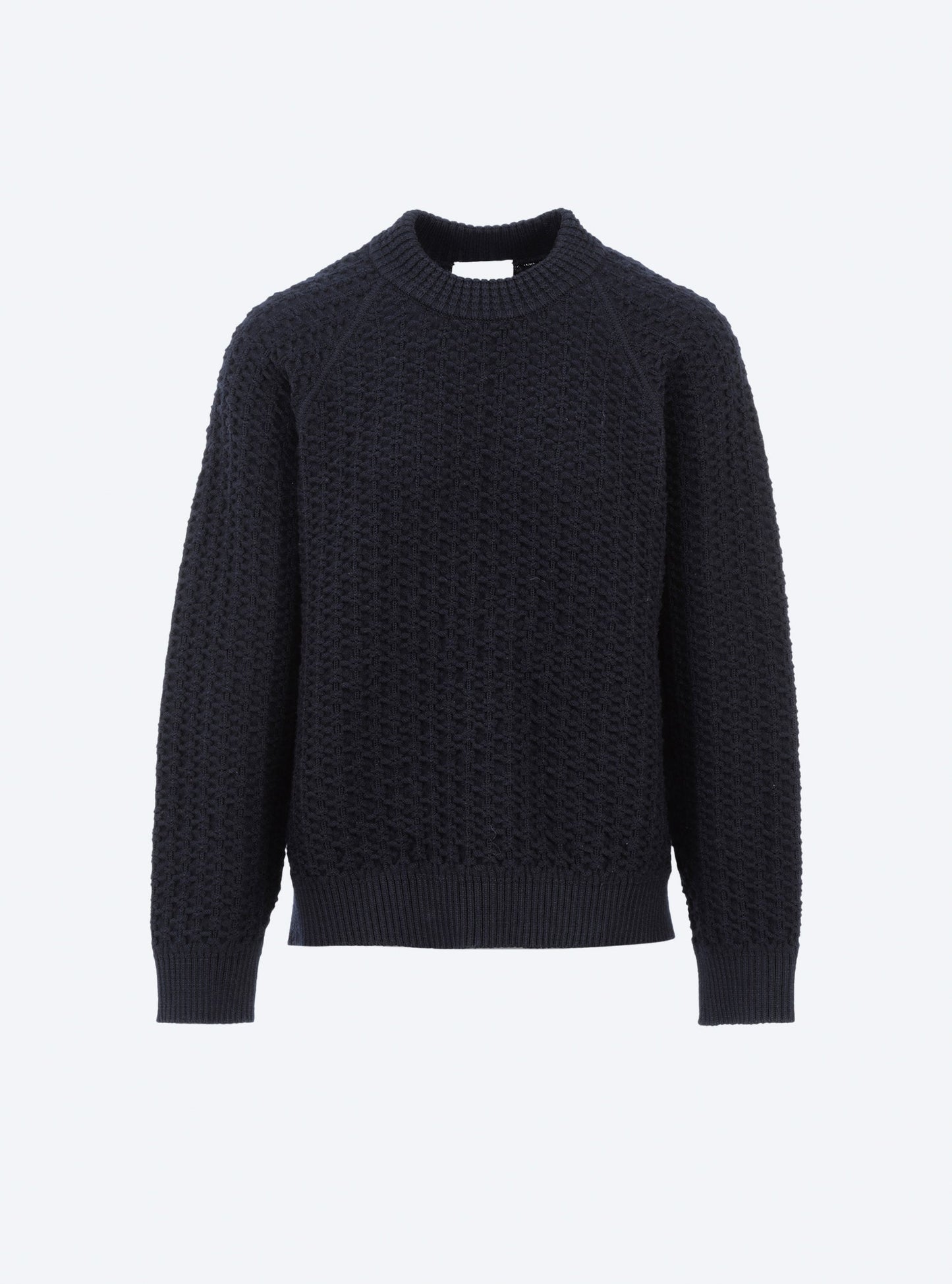 pull loose maille entrelacée