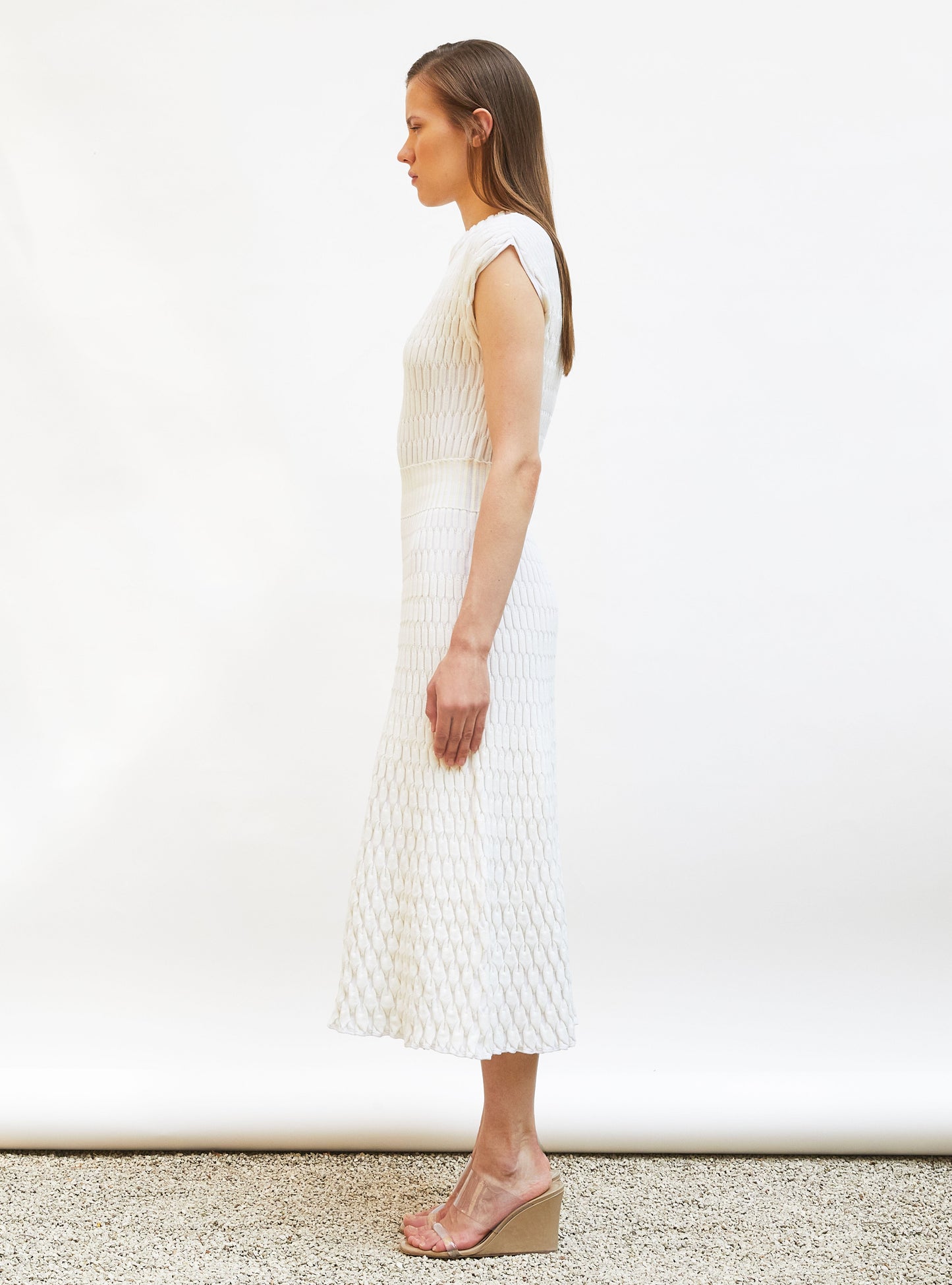 robe longue maille zellige