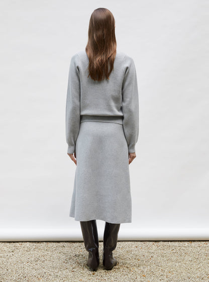 cardigan maille brodé main