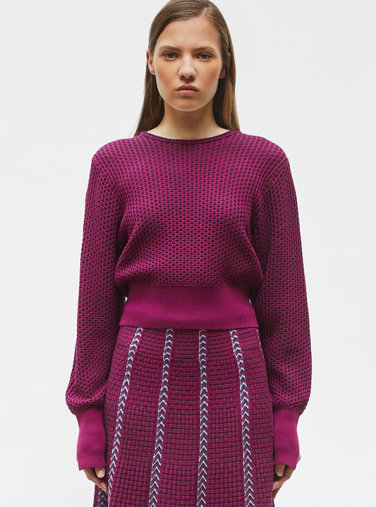 top fin maille mini-cannage