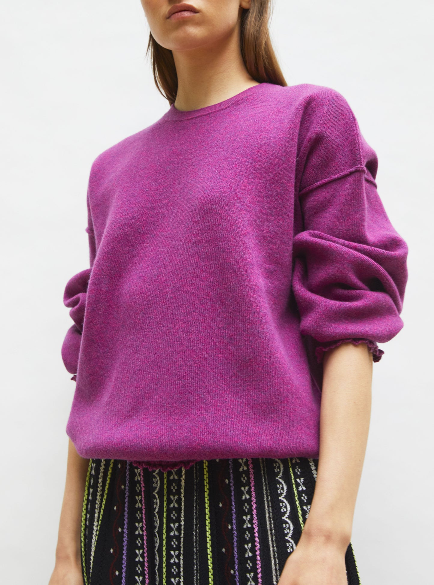 sweat loose finitions smockées