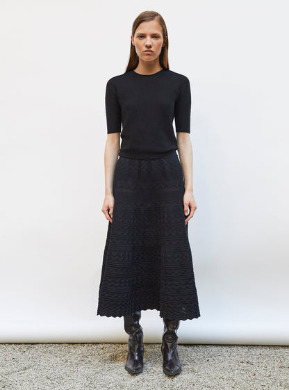 top fin maille manches coudes