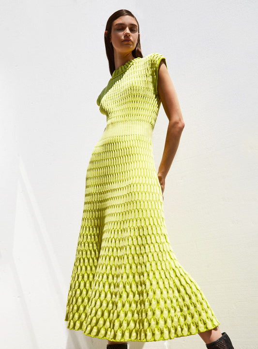 robe longue maille zellige