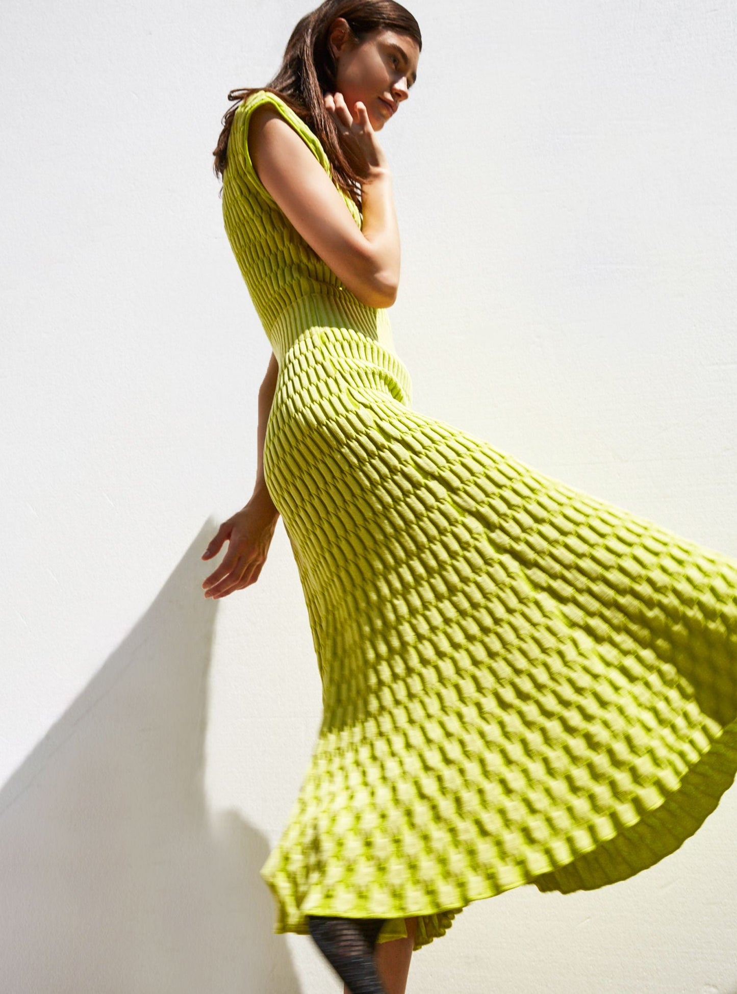 robe longue maille zellige
