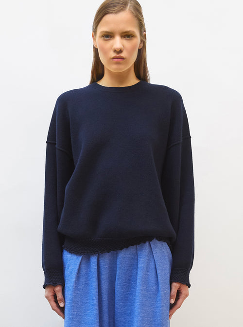 sweat loose finitions smockées