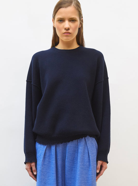 sweat loose finitions smockées