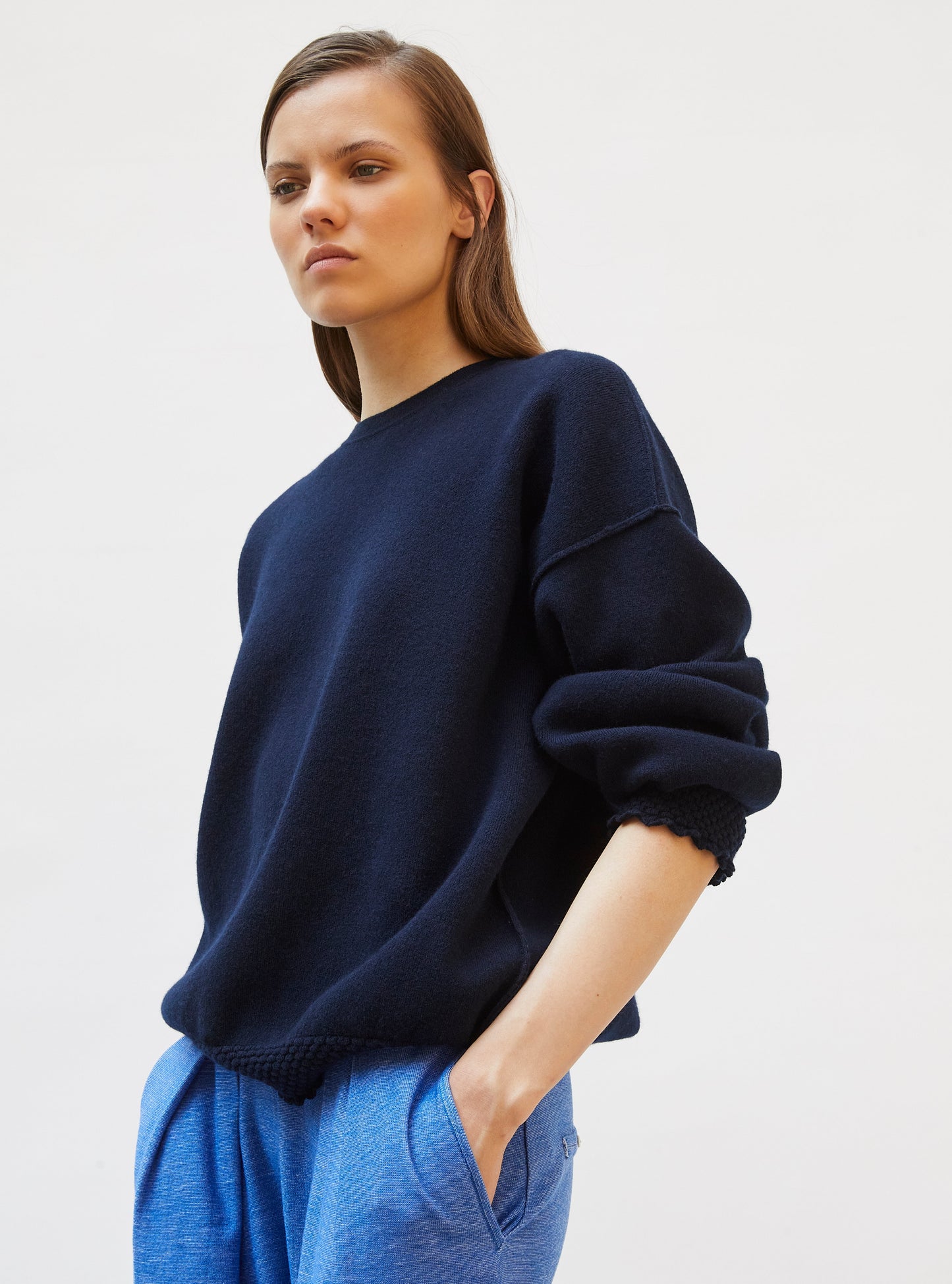 sweat loose finitions smockées