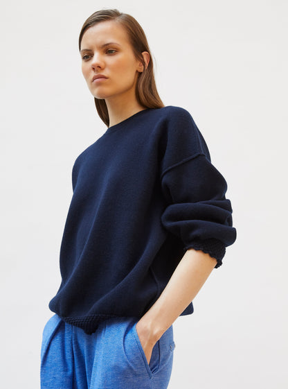 sweat loose finitions smockées