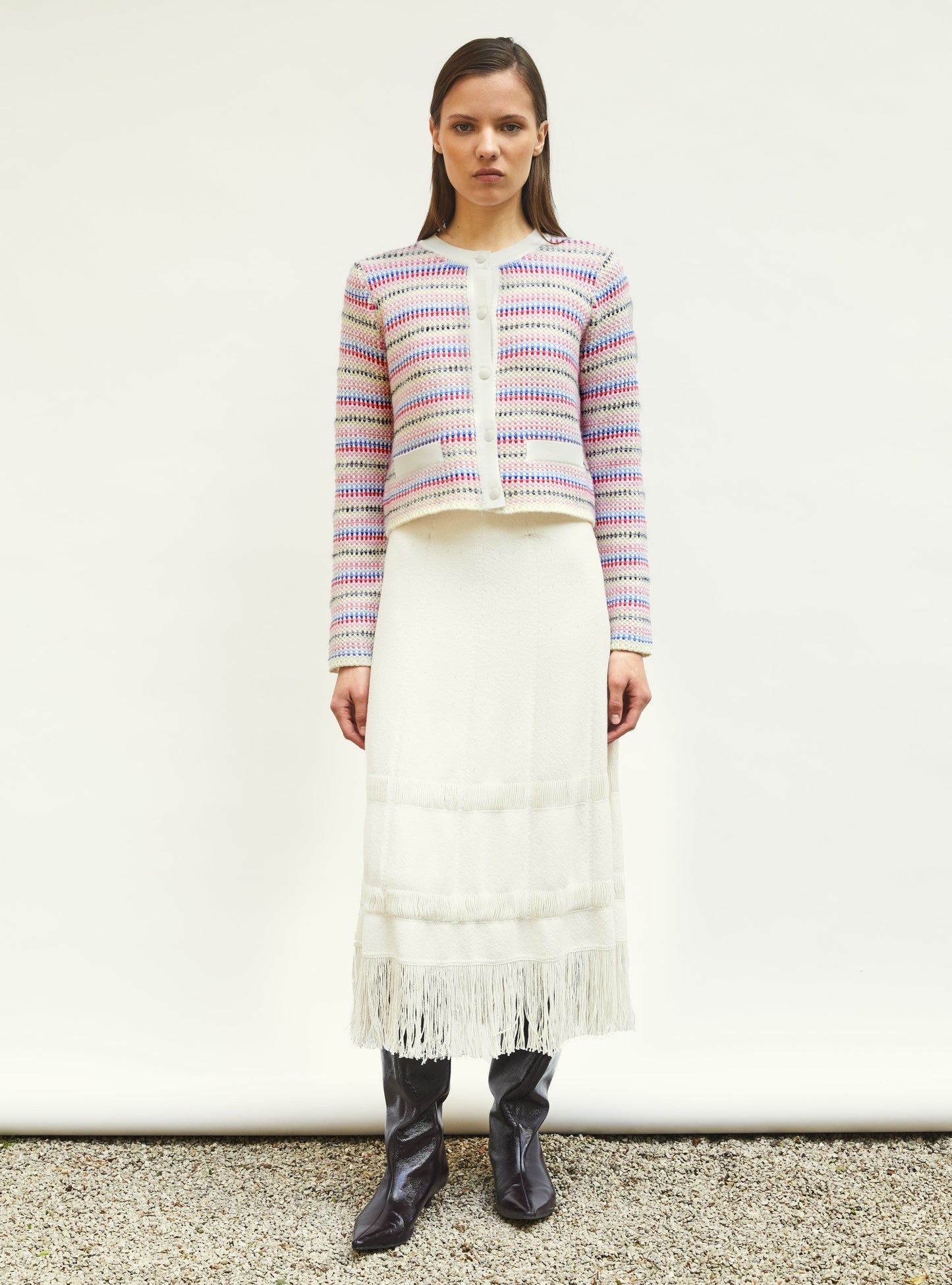 cardigan moelleux multicolore