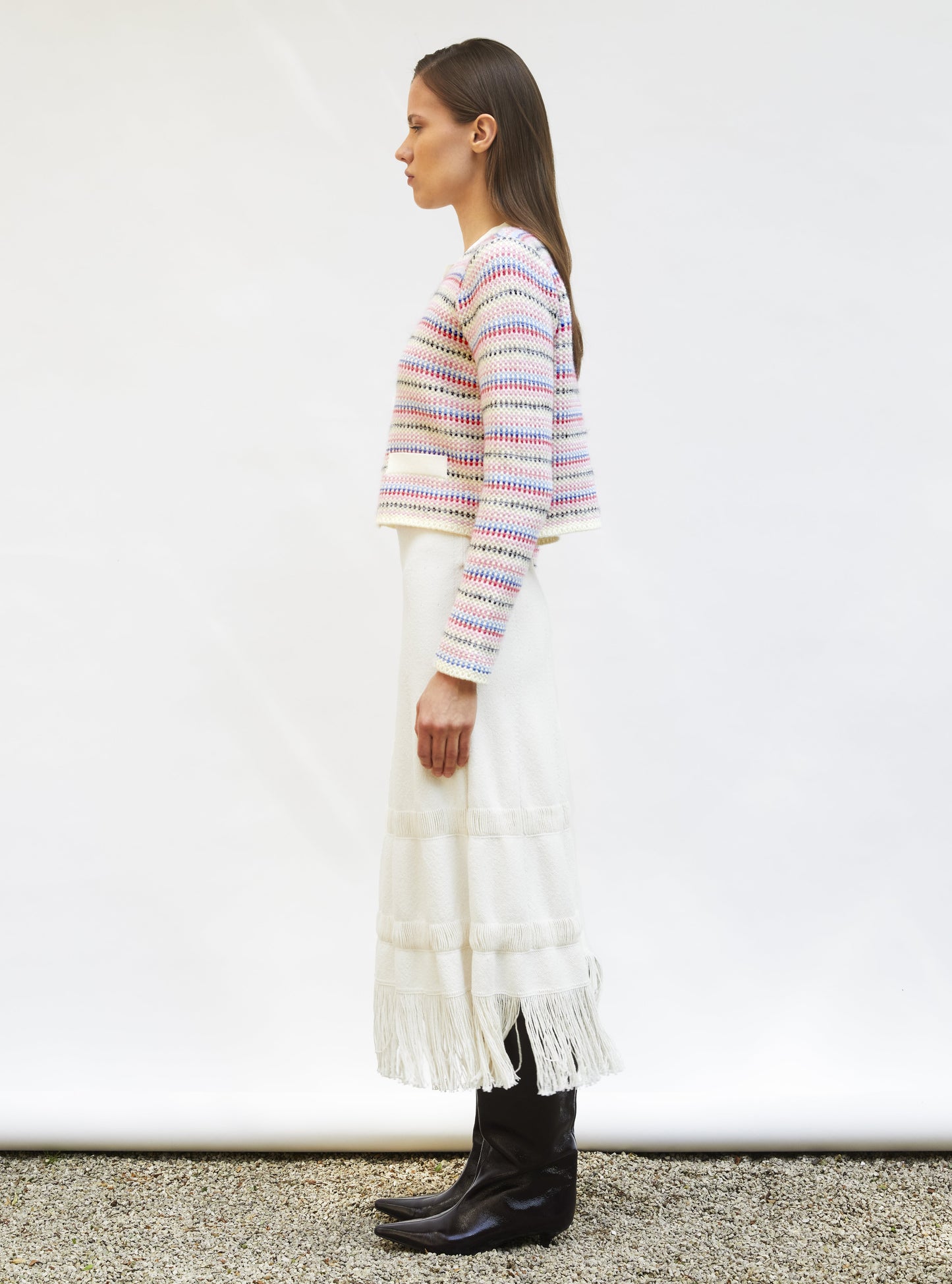 cardigan moelleux multicolore