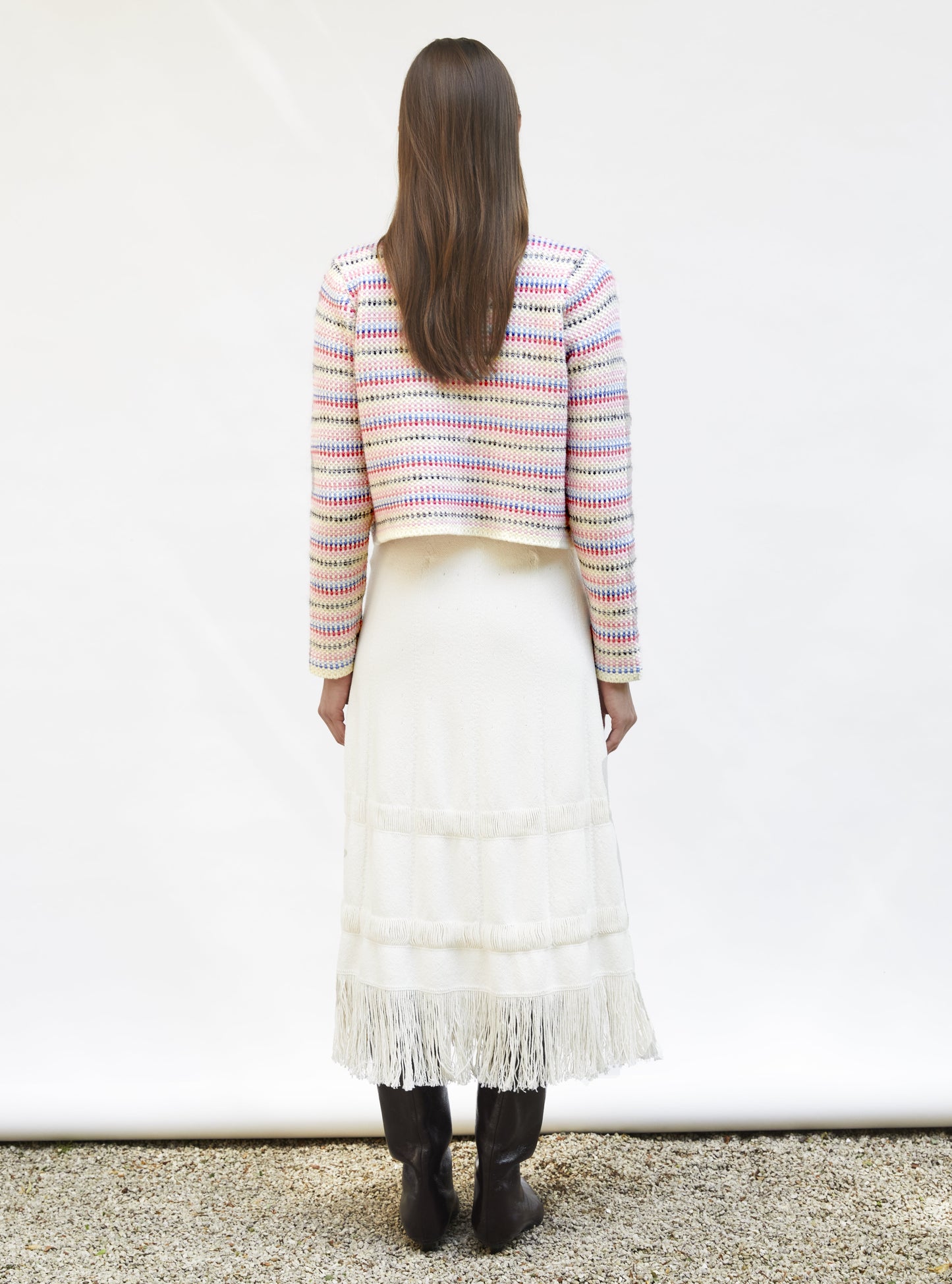 cardigan moelleux multicolore
