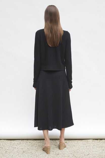 cardigan maille point mousse