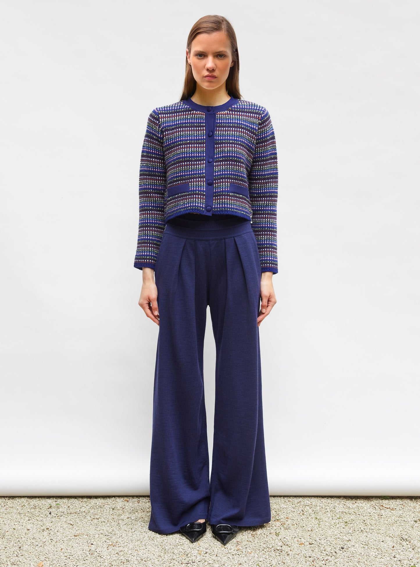 cardigan moelleux multicolore