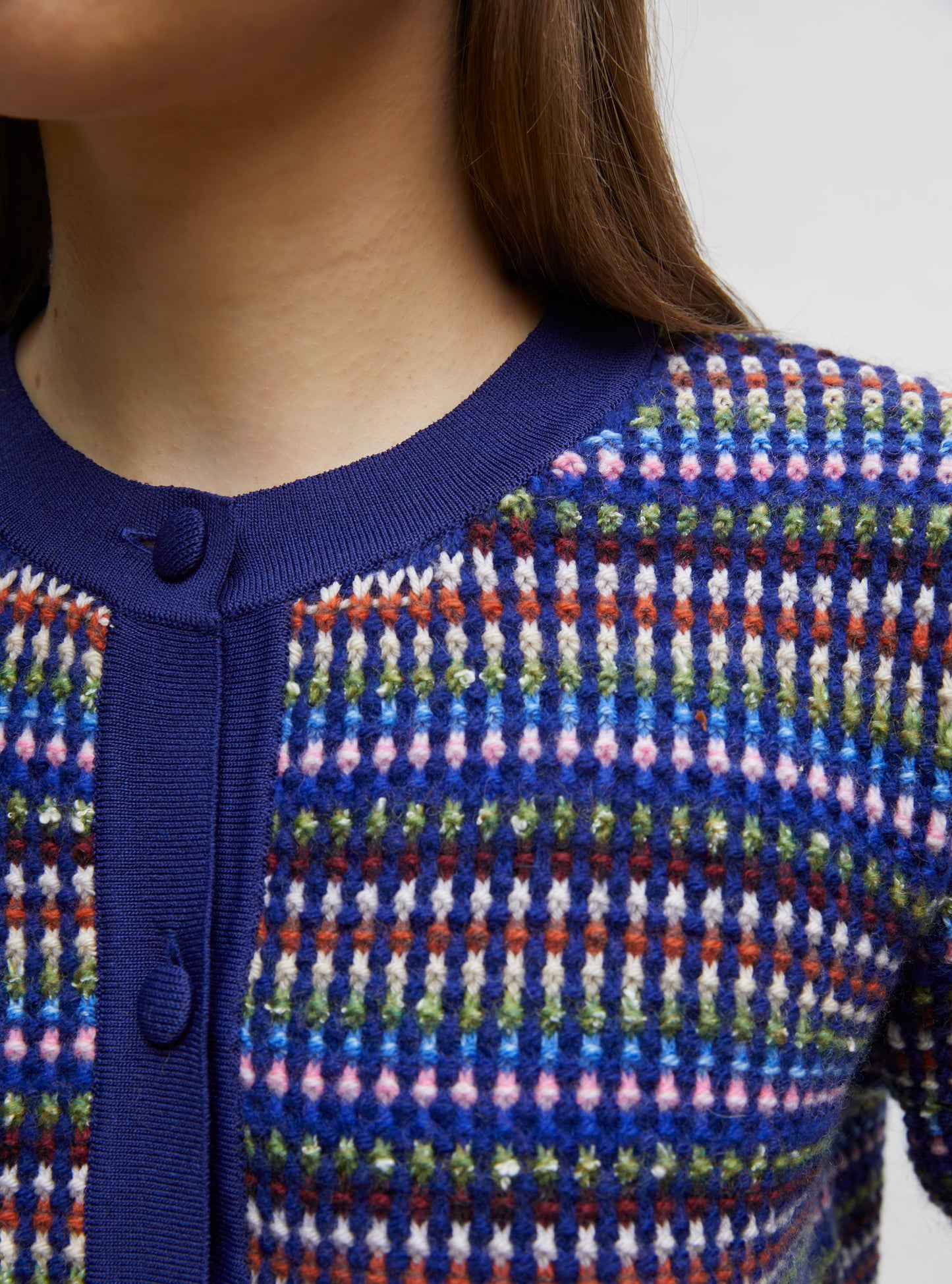 cardigan moelleux multicolore