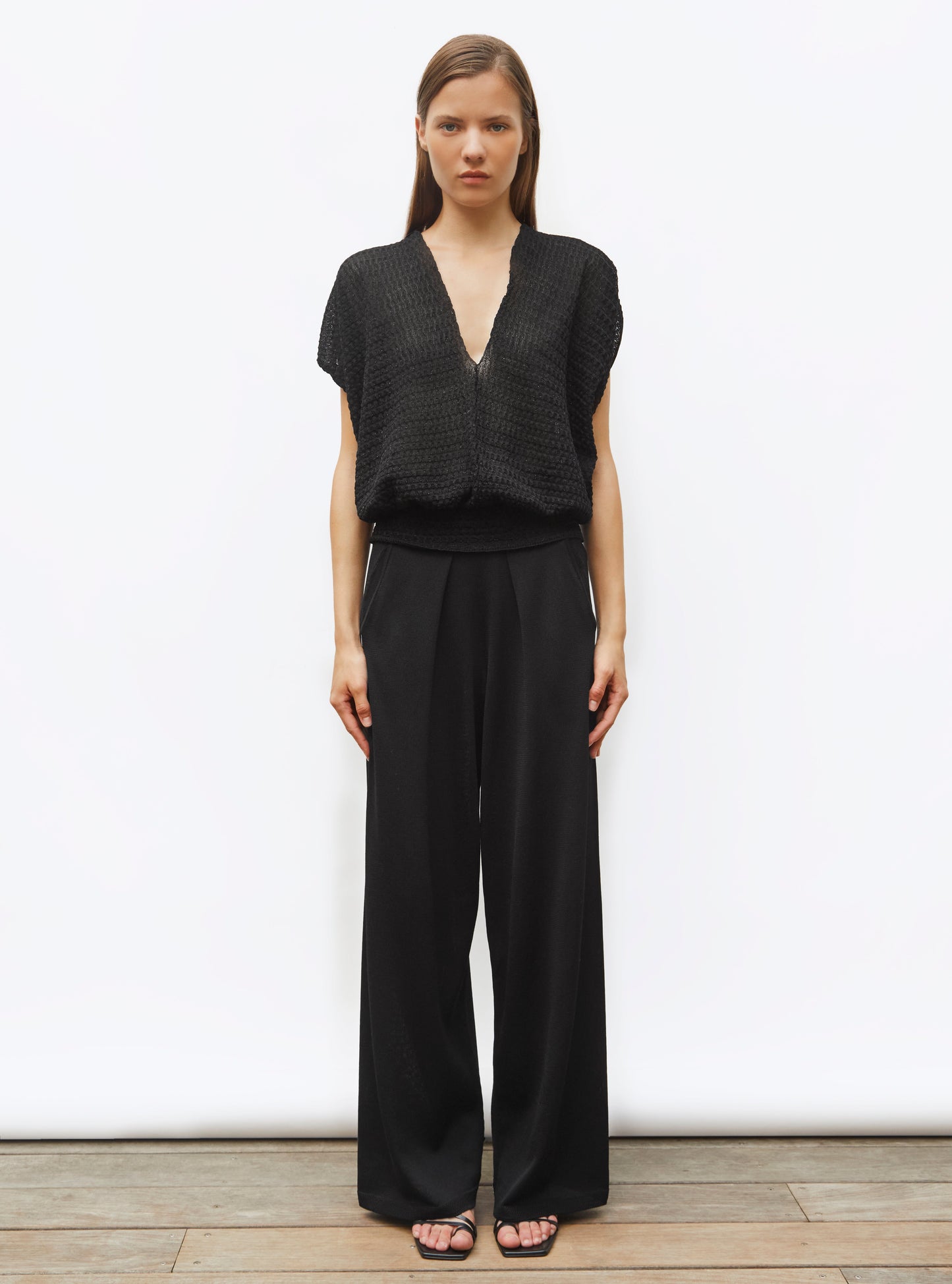 top couture maille organza