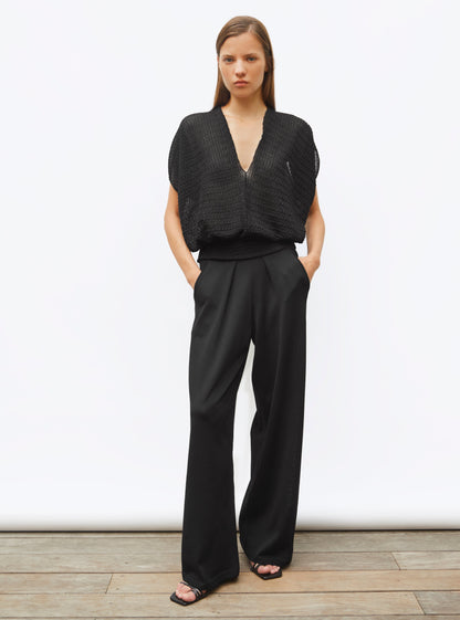 top couture maille organza