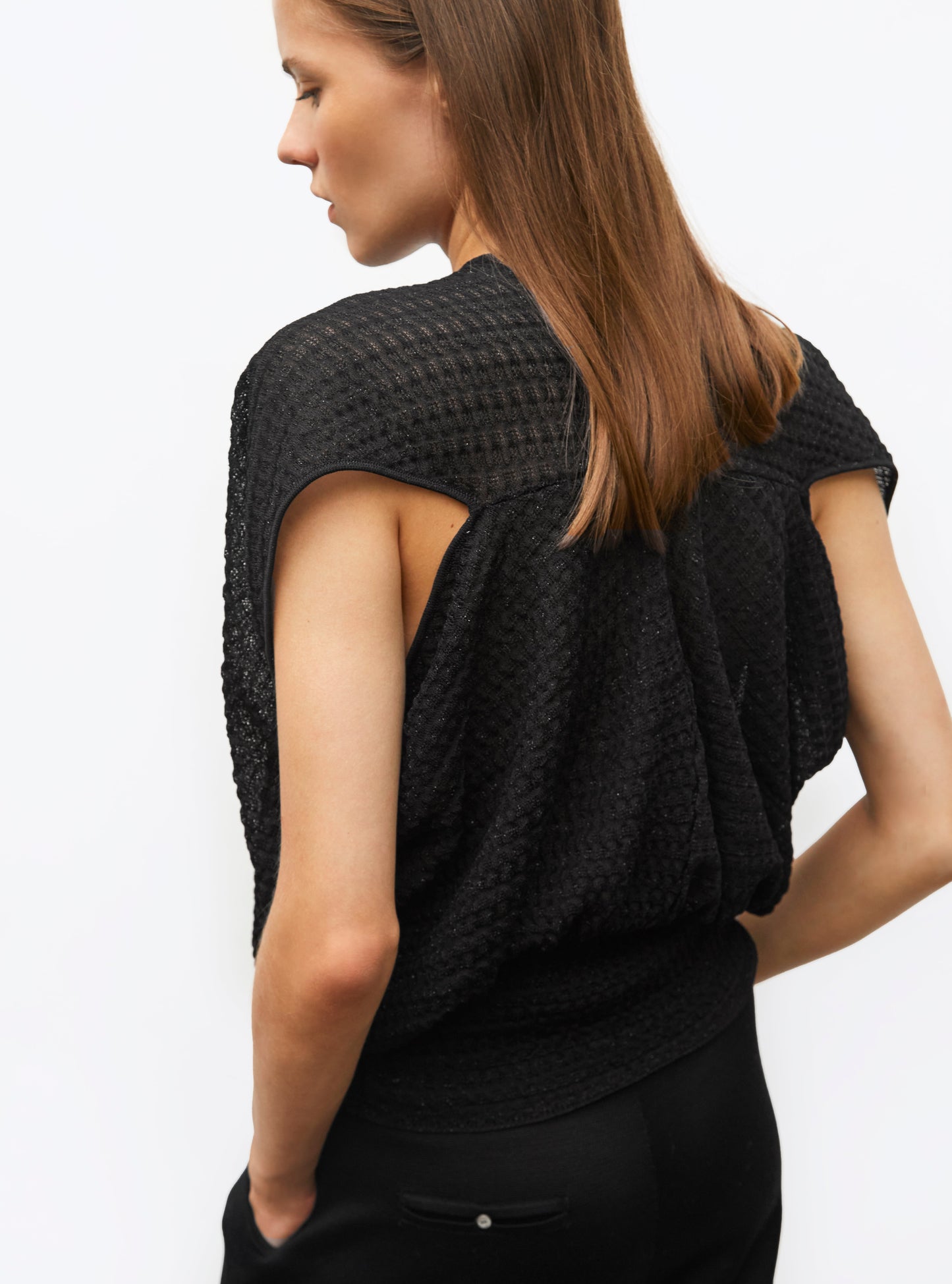 top couture maille organza
