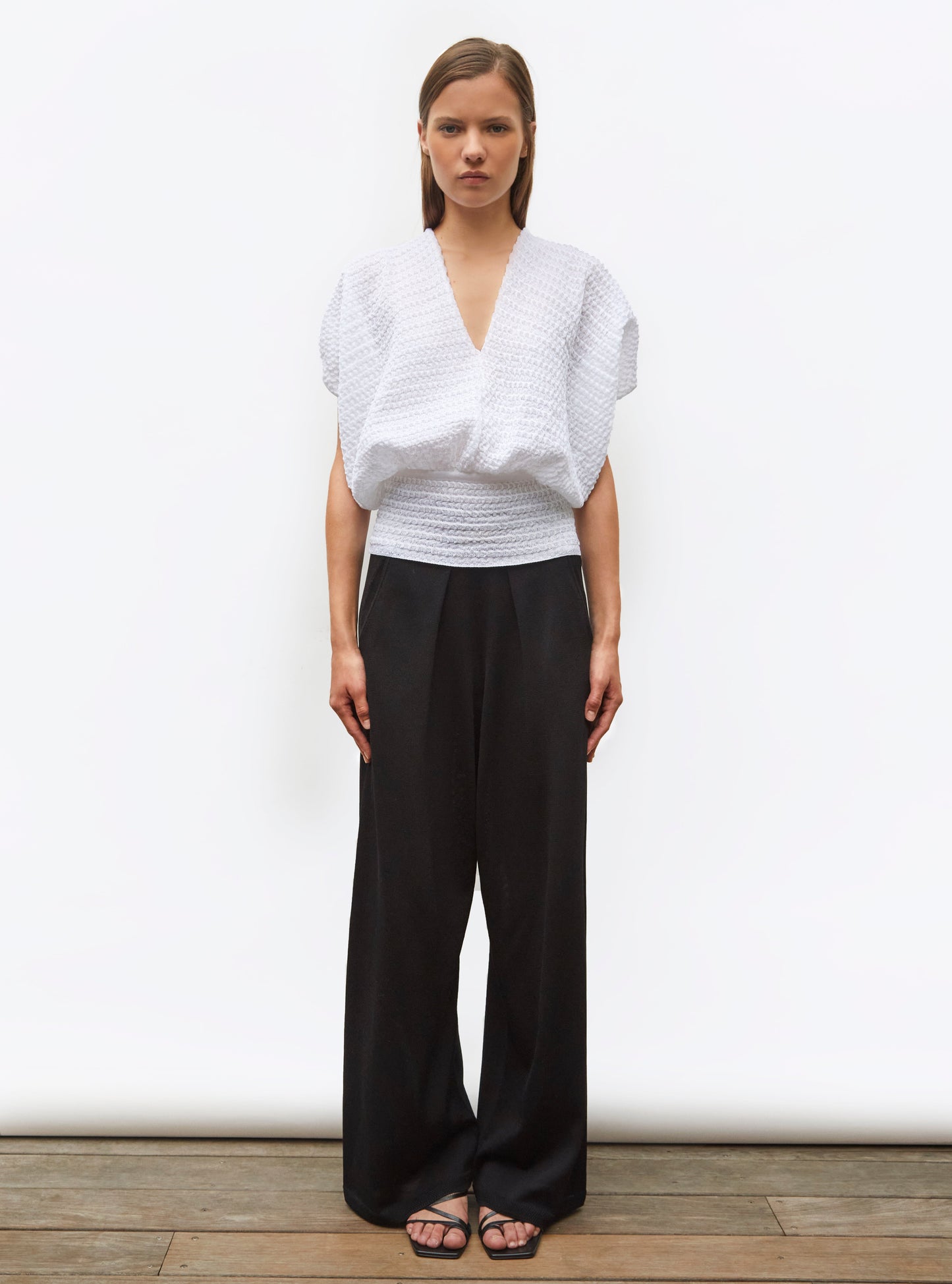 top couture maille organza