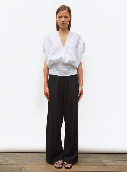 top couture maille organza