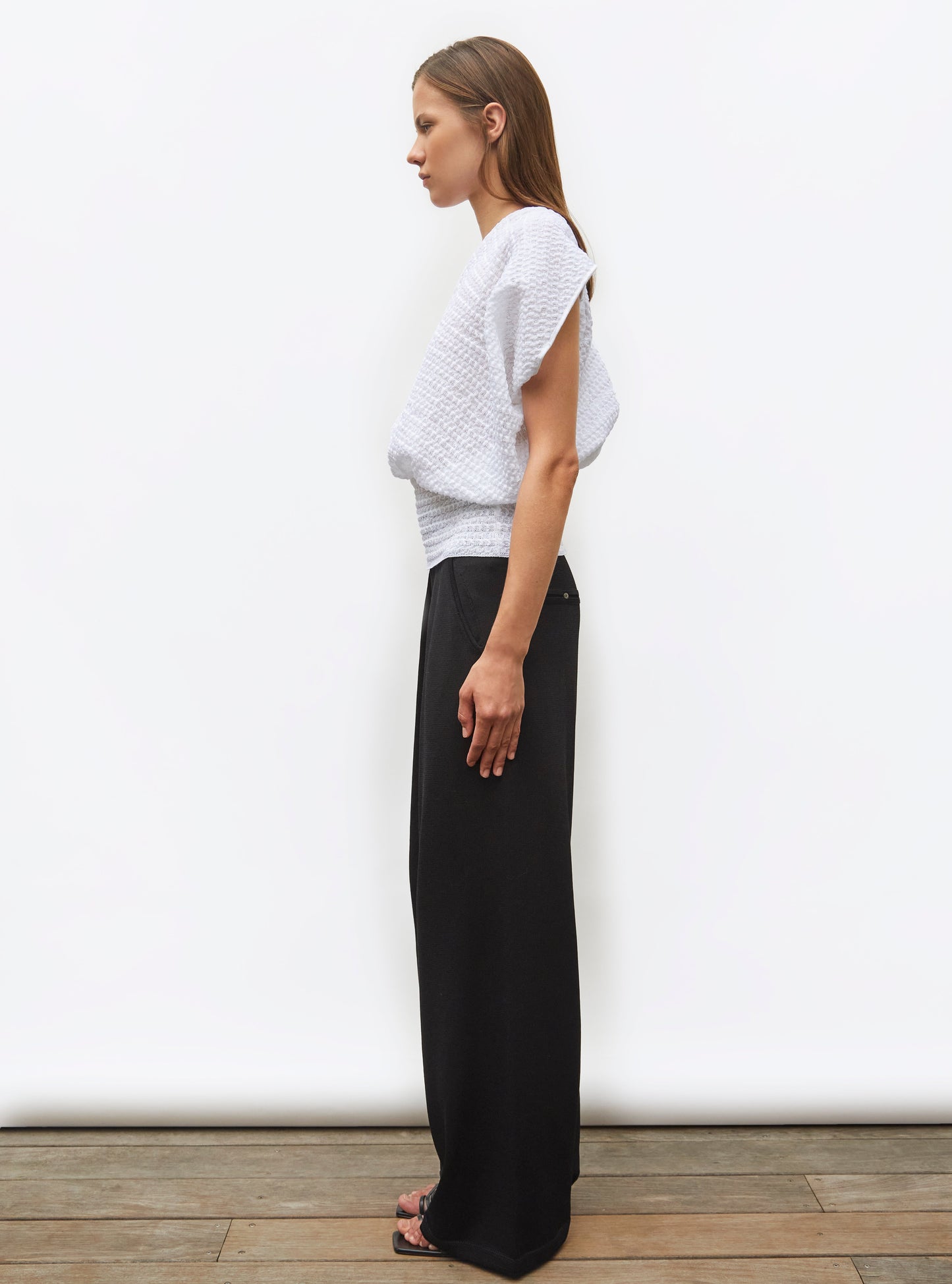 top couture maille organza