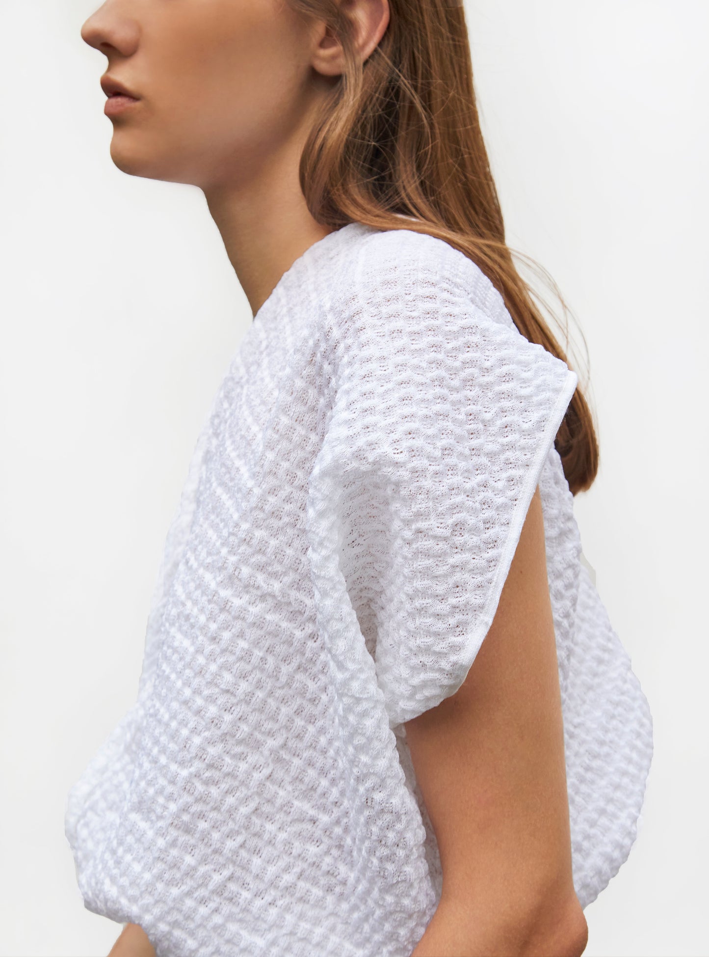 top couture maille organza