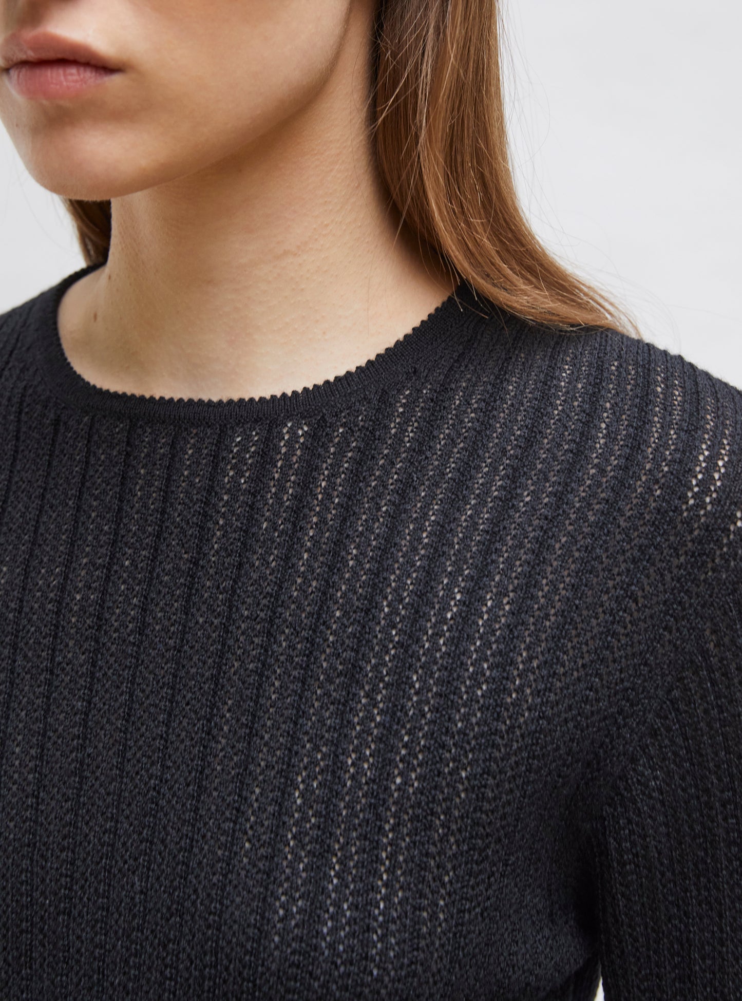 top fin maille pointelle