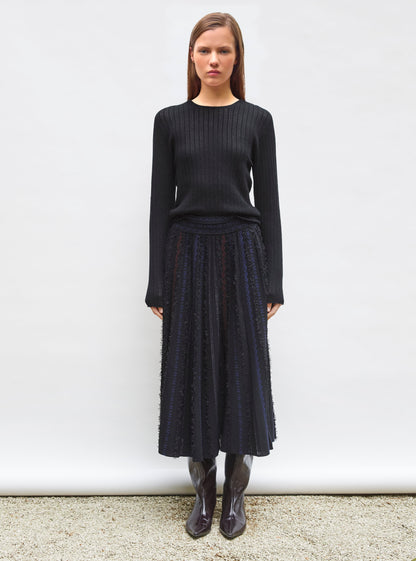top fin maille pointelle