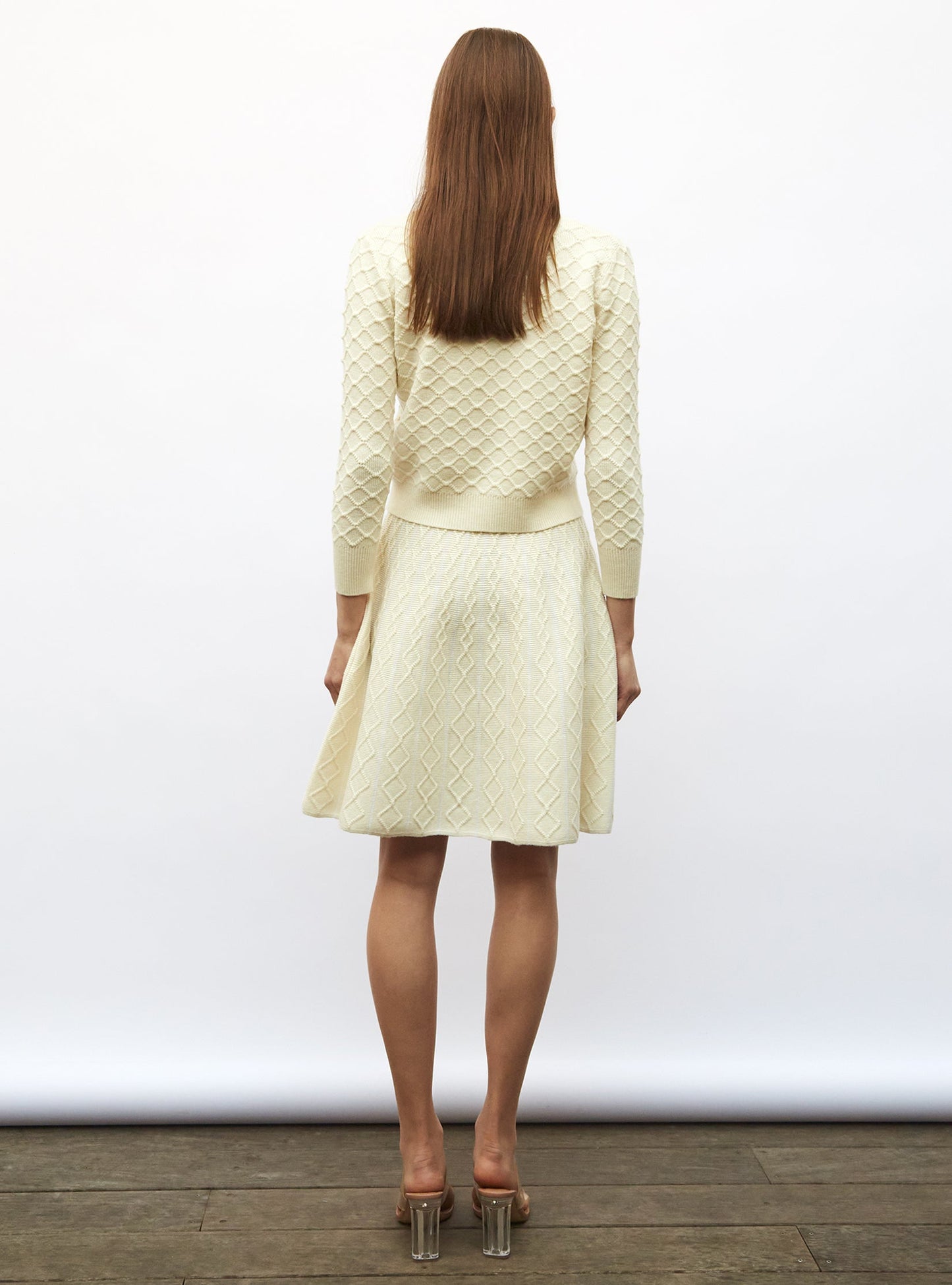 cardigan maille boutis