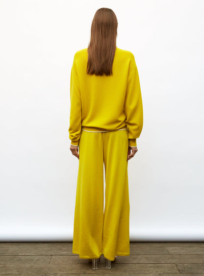 chemise maille col gansé