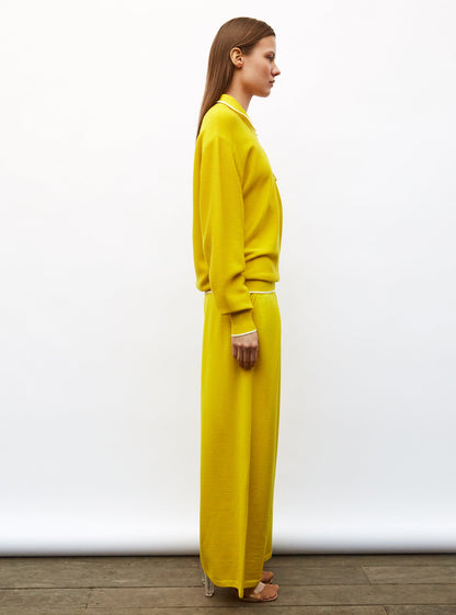 chemise maille col gansé