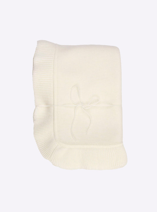 grande couverture bébé volantée