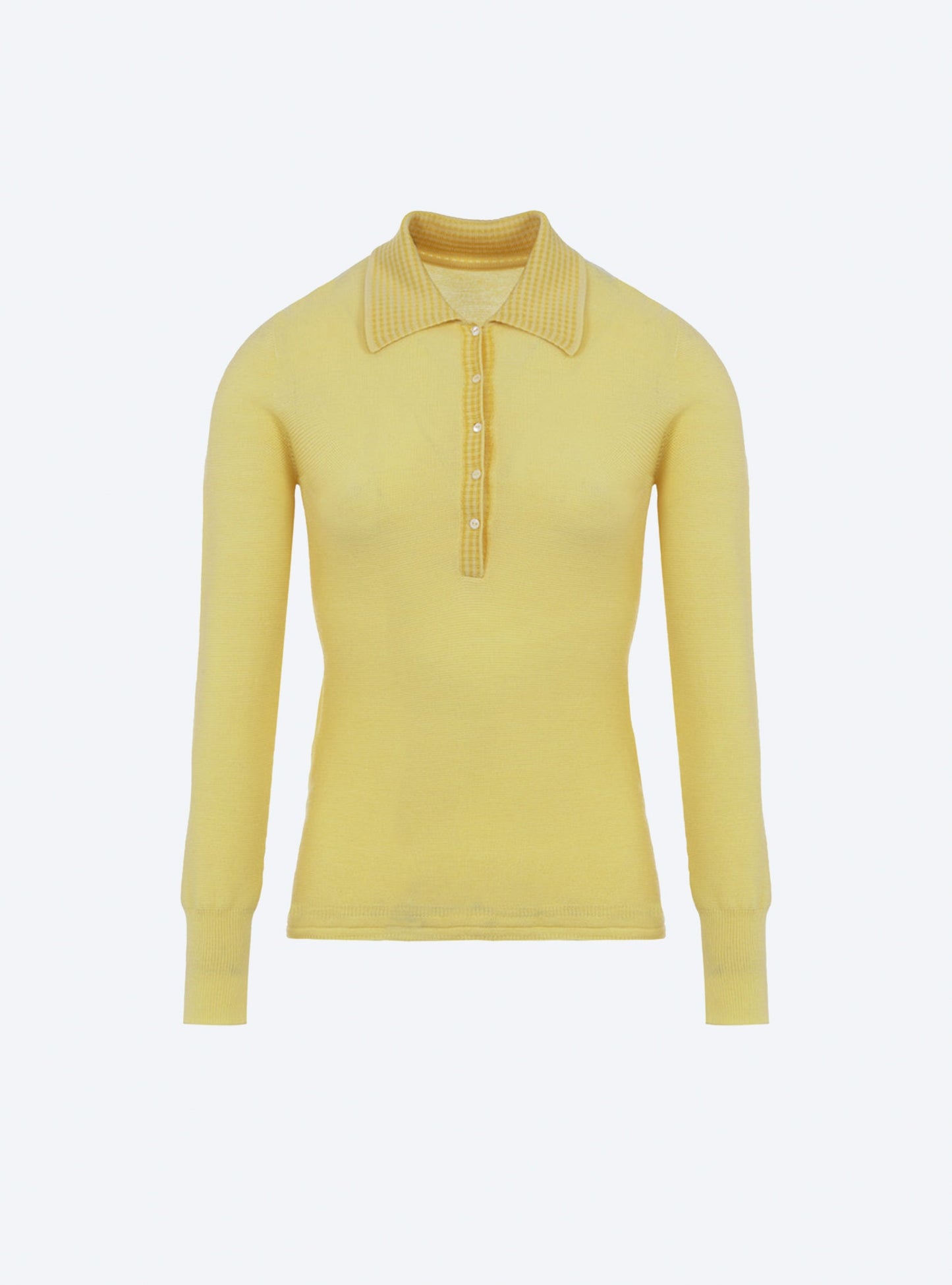 polo fin en maille point mousse