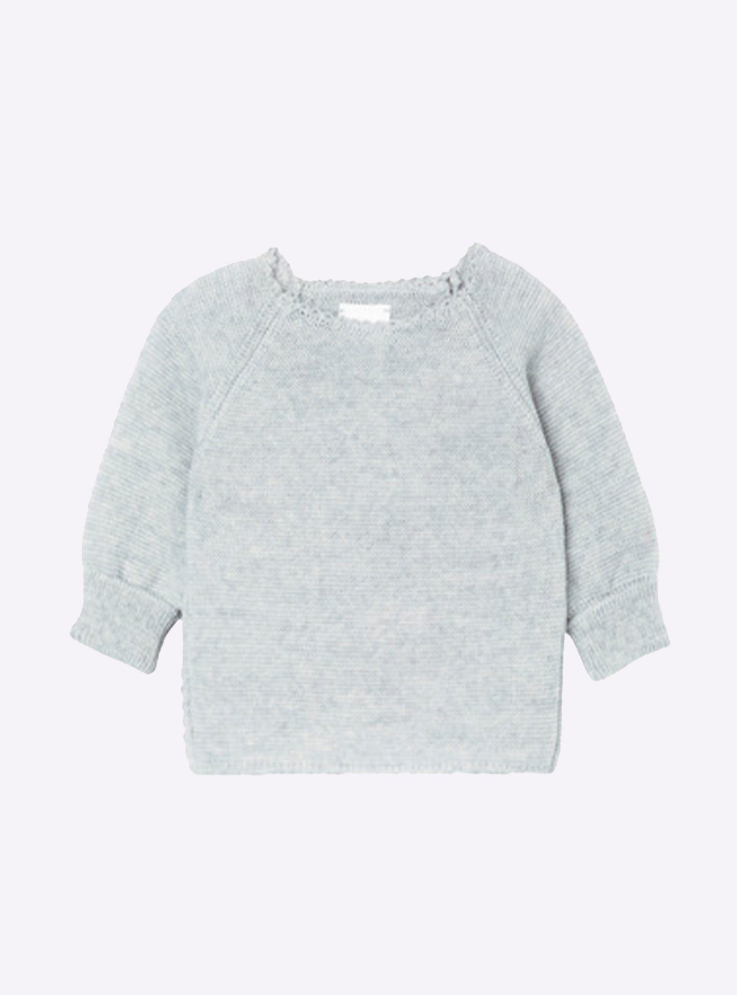 brassière bébé simple à picots