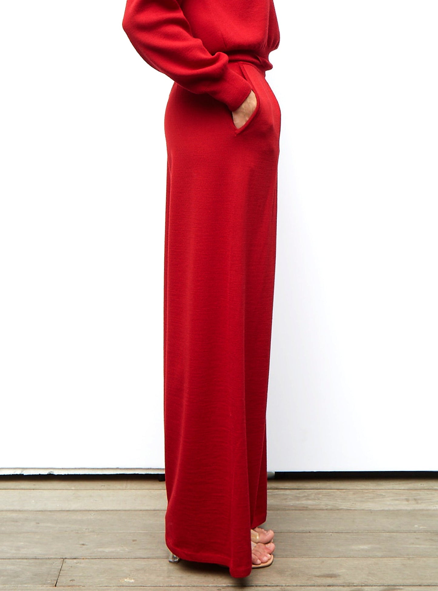pantalon fluide maille fine jersey