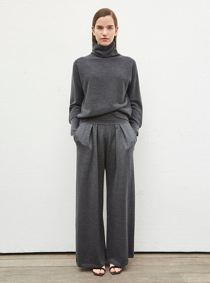pantalon fluide maille fine jersey