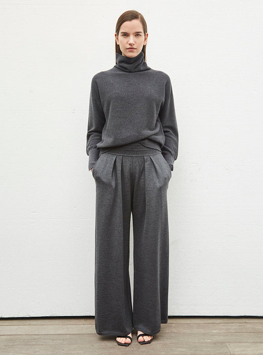 pantalon fluide maille fine jersey