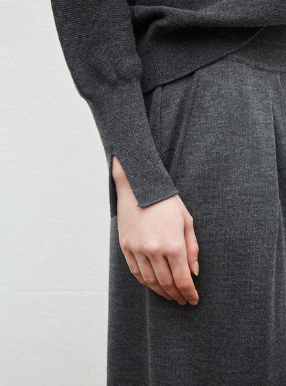 pantalon fluide maille fine jersey
