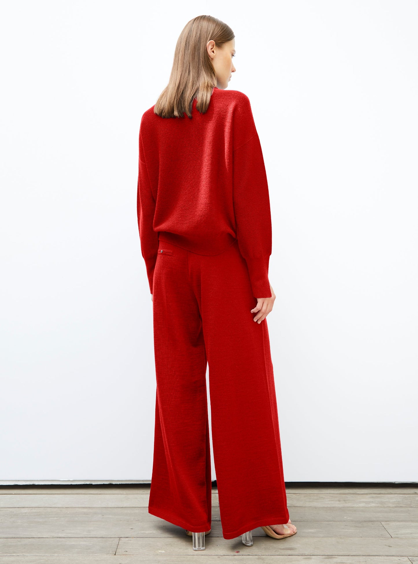 pantalon fluide maille fine jersey