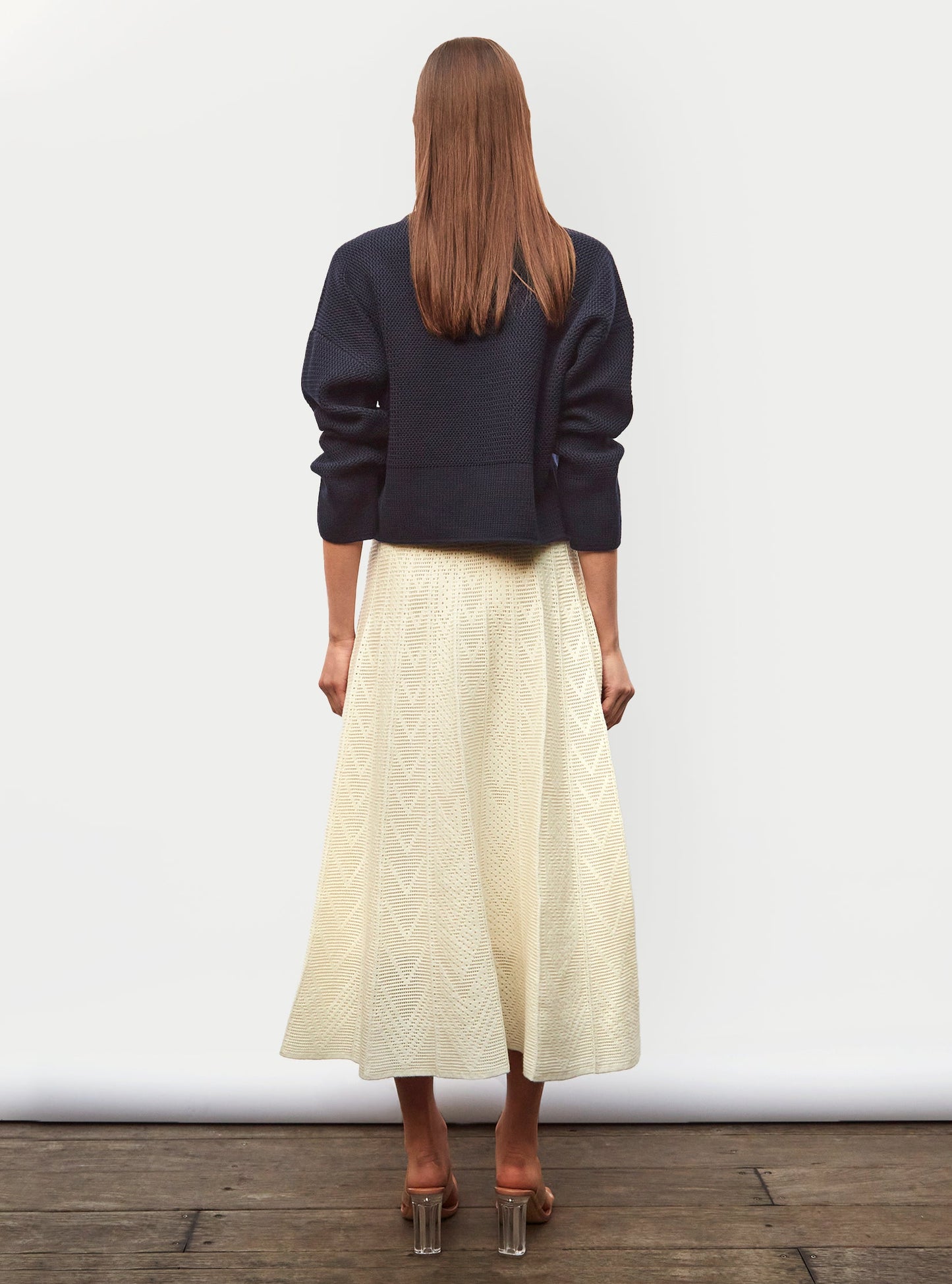 pull court en maille ondulée