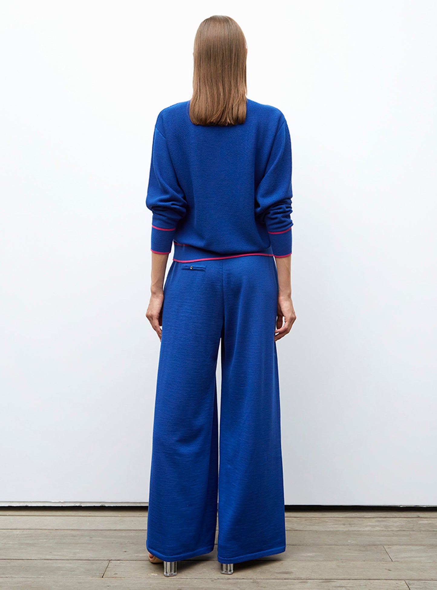 chemise maille col gansé