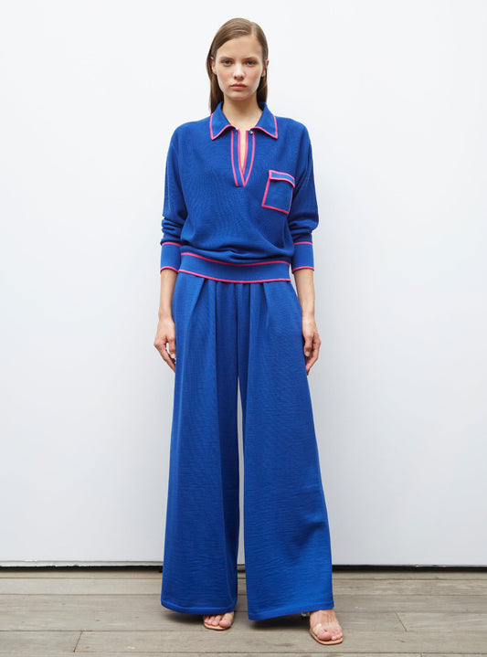 pantalon fluide maille fine jersey