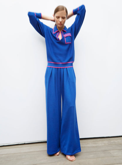 pantalon fluide maille fine jersey