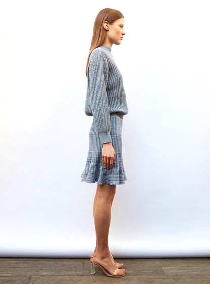 pull en maille torsade