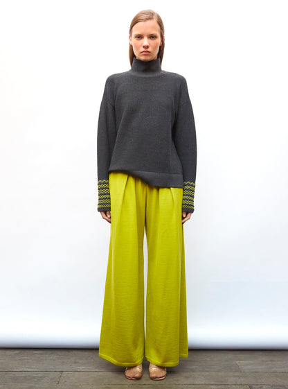 pantalon fluide maille fine jersey